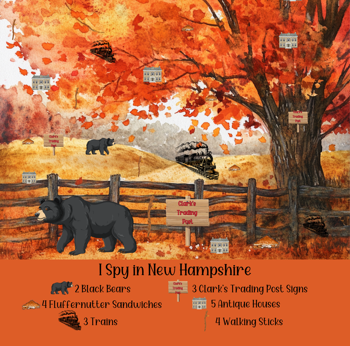 I Spy New England!: Spot the hidden items that make each New England State unique! It's a WICKED good time!