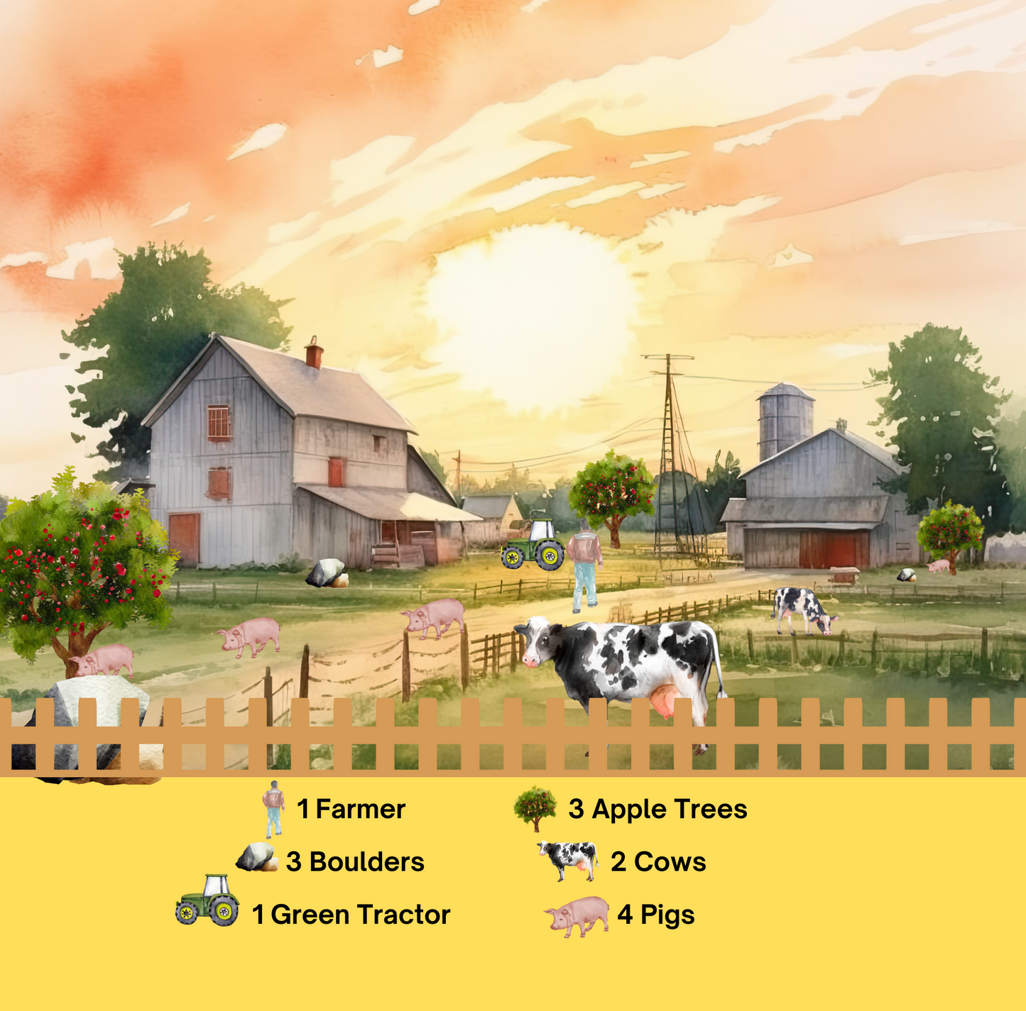 I Spy on the Farm: I Spy Farm and Animal Puzzle Book for ages 2-4