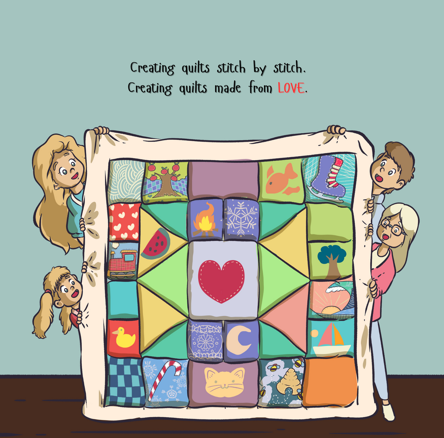 Stitch by Stitch: A Quilt of Love