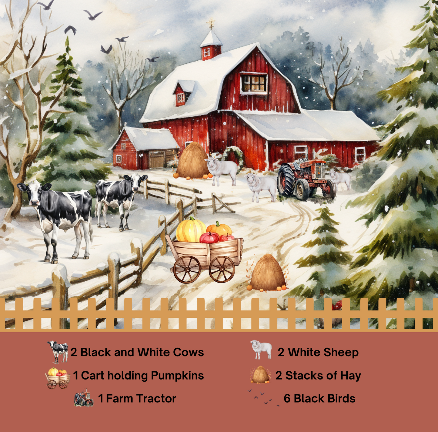 I Spy on the Farm: I Spy Farm and Animal Puzzle Book for ages 2-4