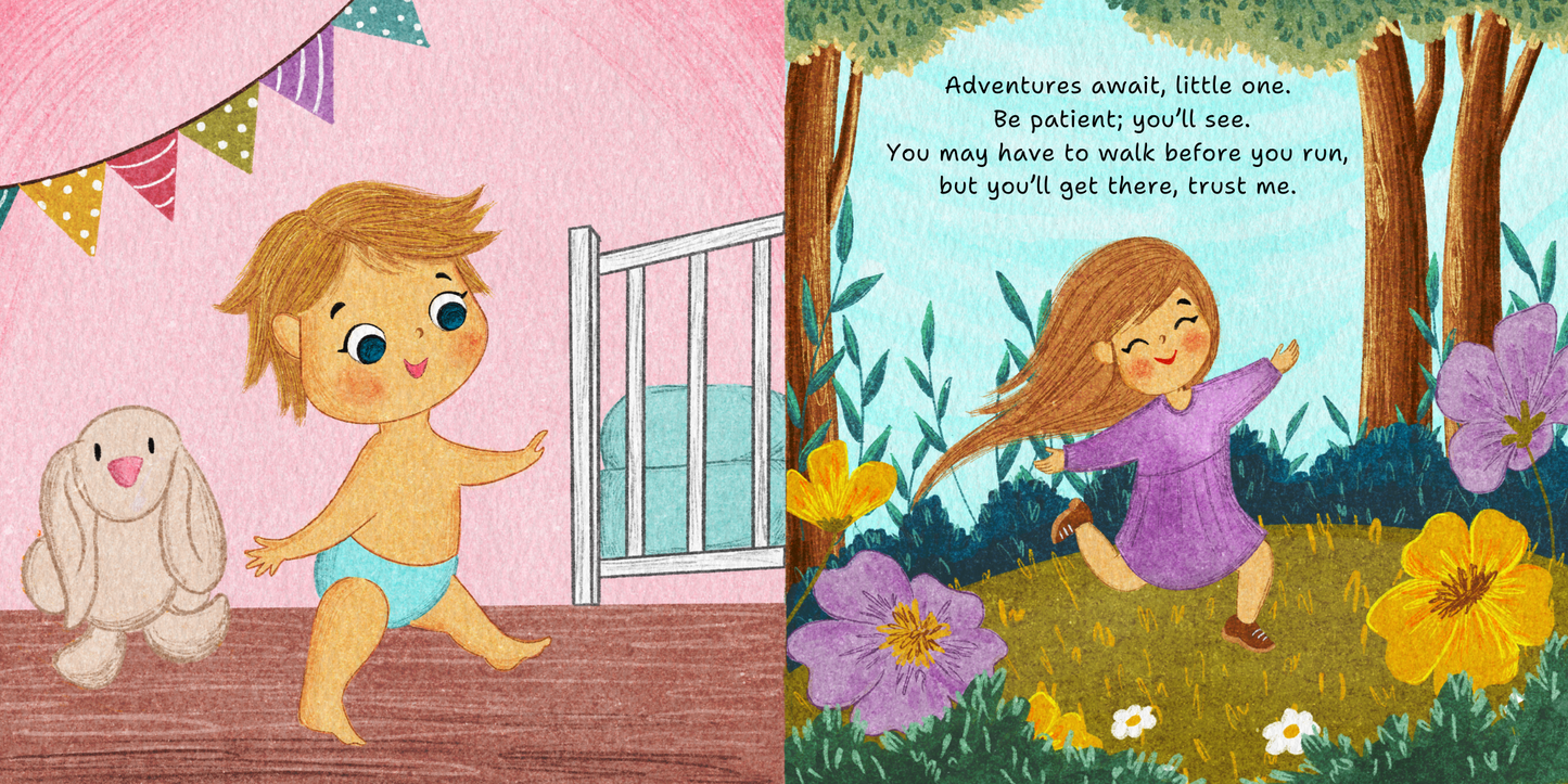 Adventures Await, Little One!: Keepsake Gift Book for New Babies, Toddlers, First Birthdays and Graduations