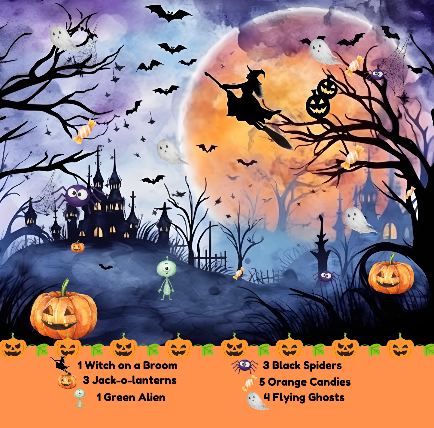 I Spy Halloween: Interactive search and find for kids 2-6