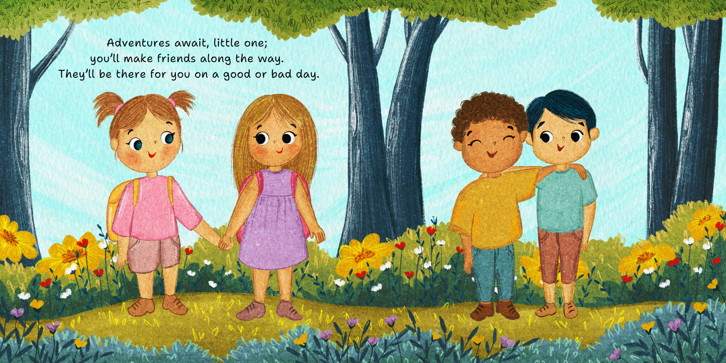 Adventures Await, Little One!: Keepsake Gift Book for New Babies, Toddlers, First Birthdays and Graduations