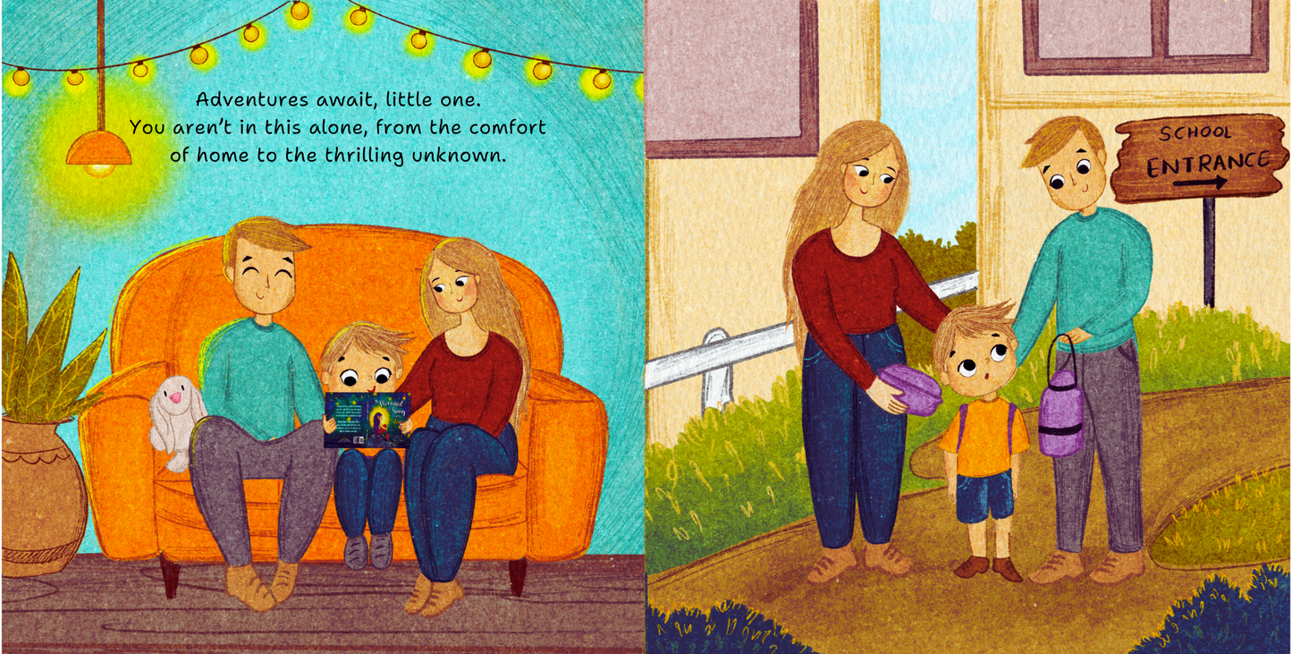 Adventures Await, Little One!: Keepsake Gift Book for New Babies, Toddlers, First Birthdays and Graduations