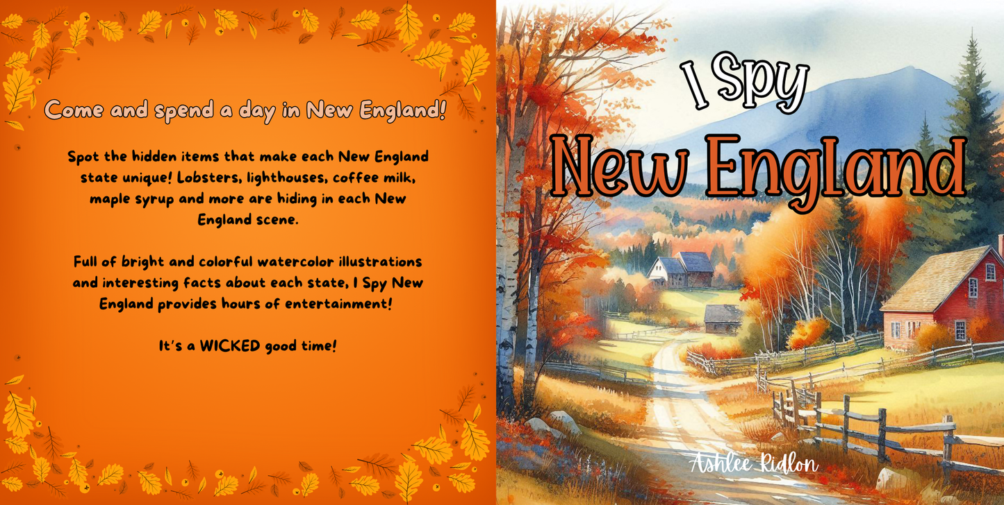 I Spy New England!: Spot the hidden items that make each New England State unique! It's a WICKED good time!