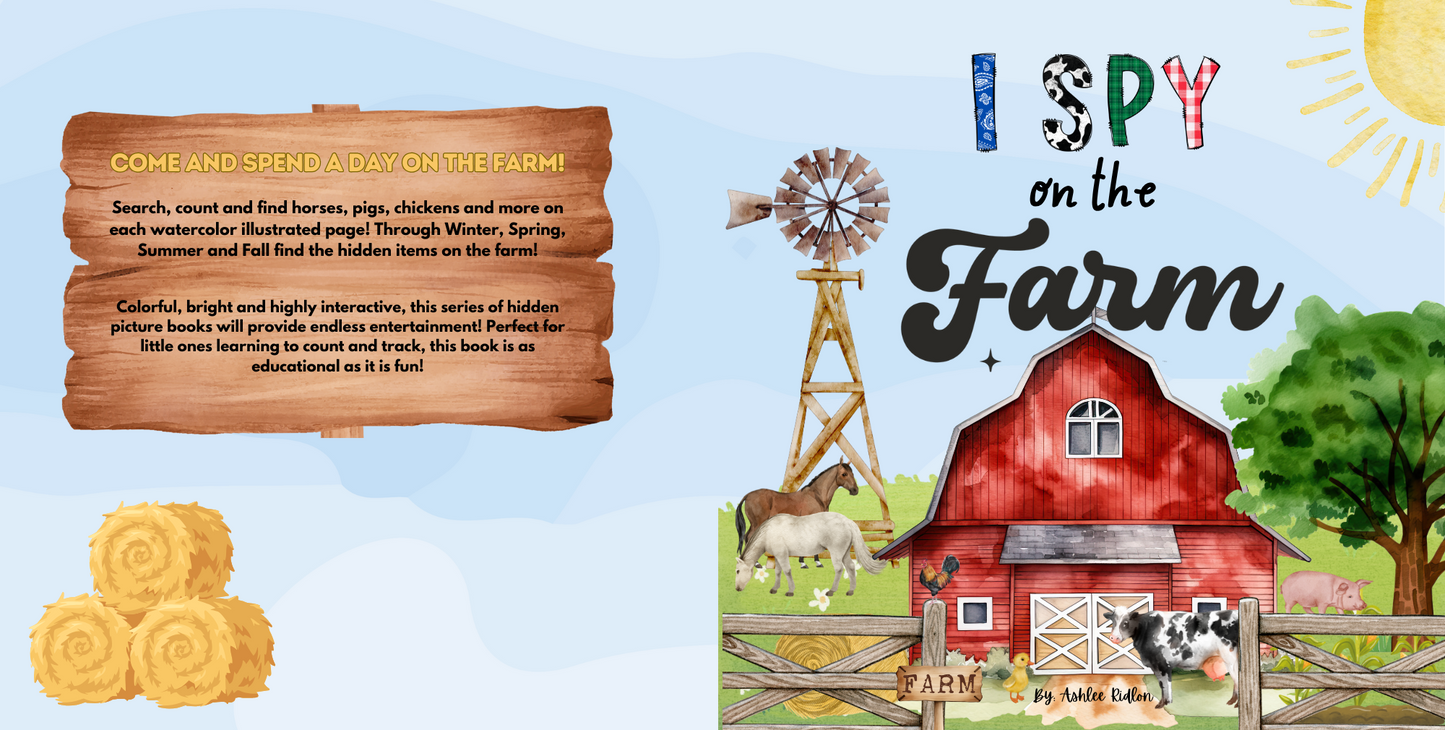 I Spy on the Farm: I Spy Farm and Animal Puzzle Book for ages 2-4