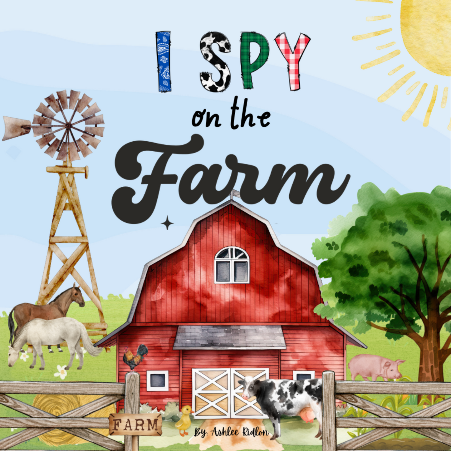 I Spy on the Farm: I Spy Farm and Animal Puzzle Book for ages 2-4