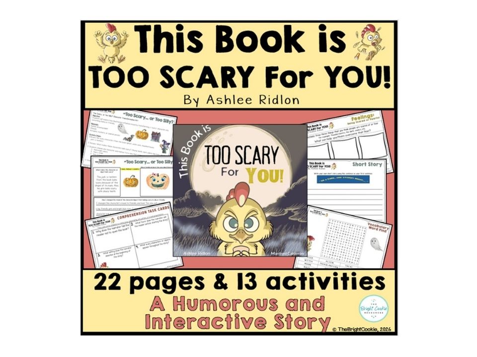 This Book is TOO Scary For You Digital Learning Resource!